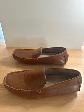 Thom McAn Brown Leather Loafers | Classic Slip‑On Comfort Shoes